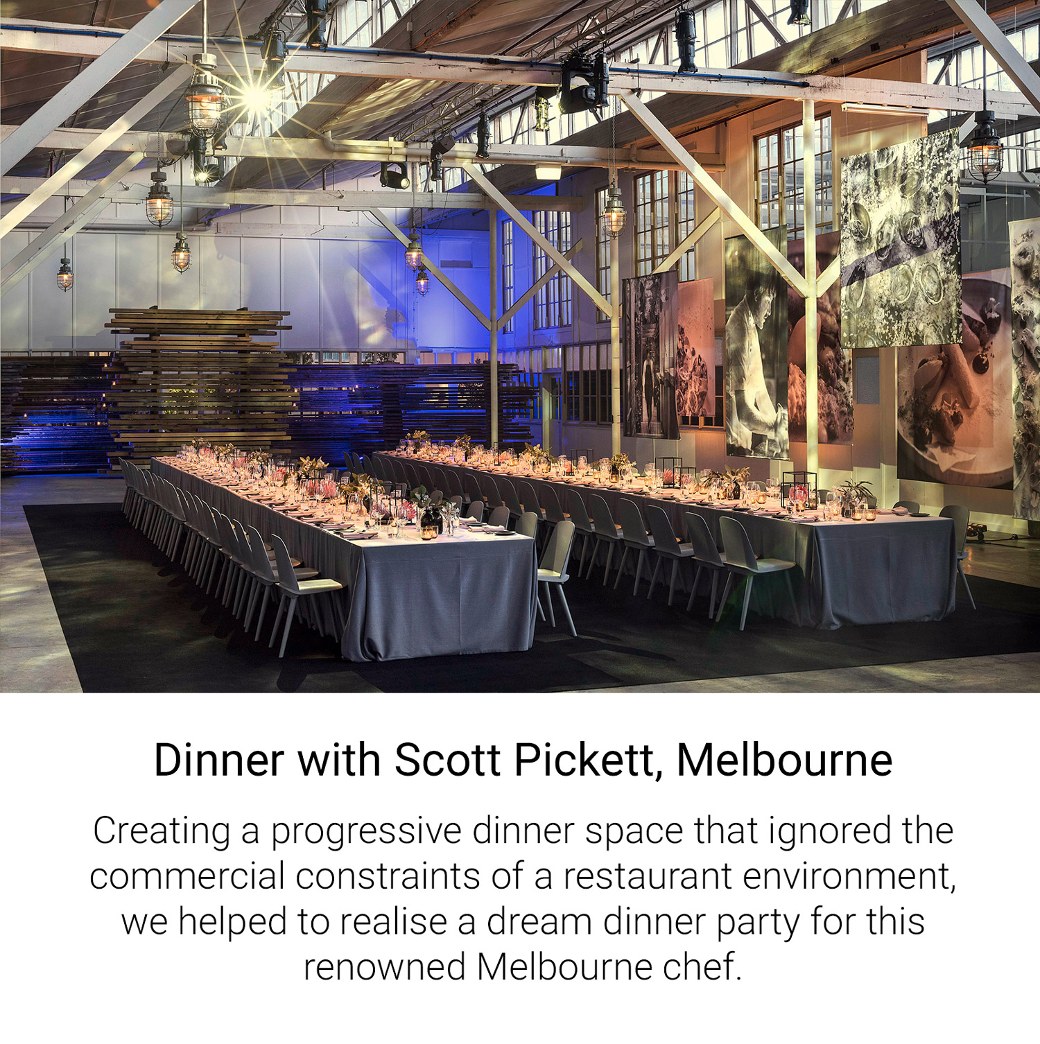 Dinner with Scott Pickett, Melbourne