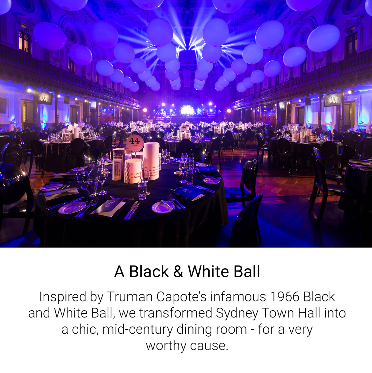 A Black & White Ball