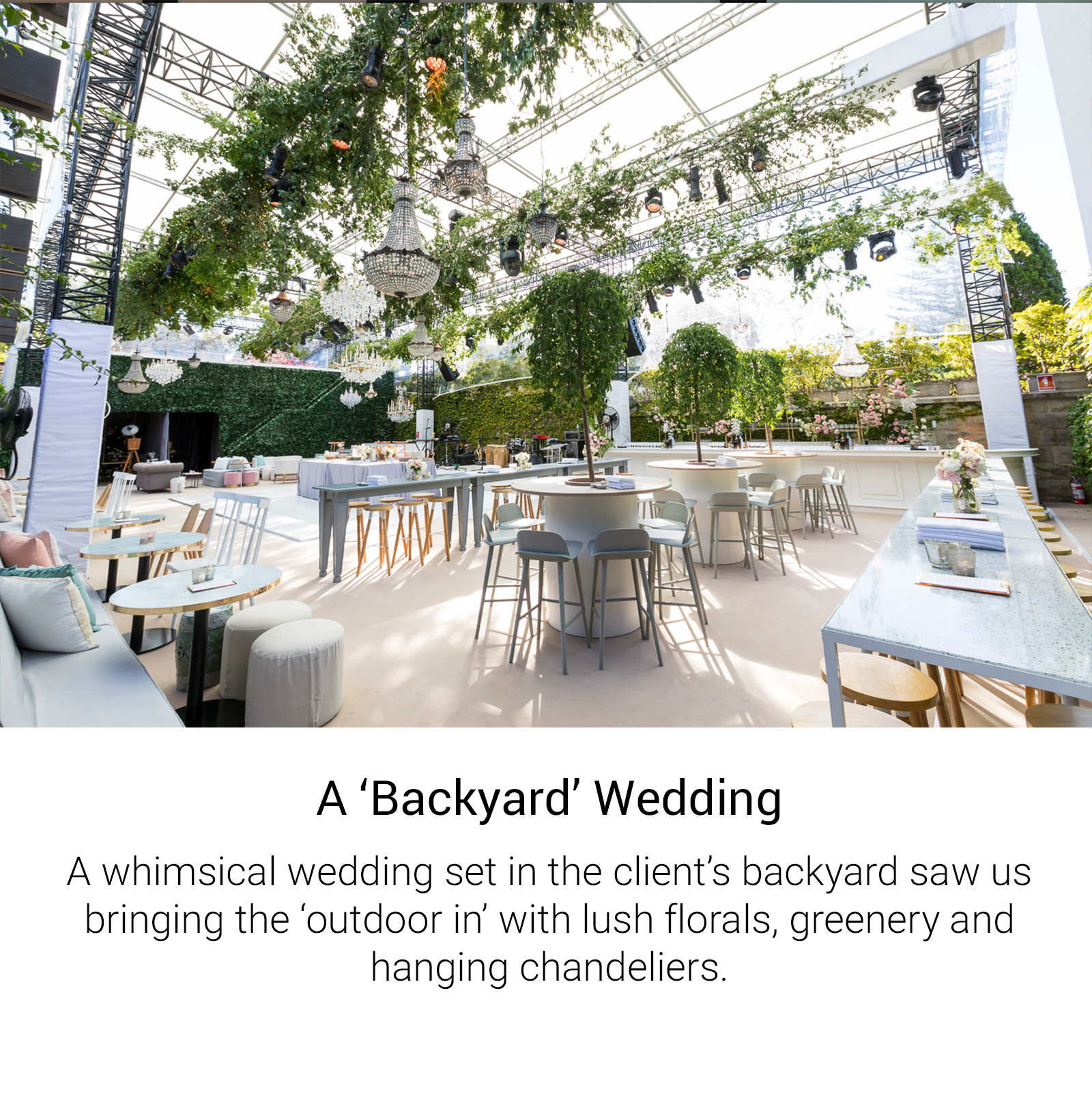 A 'Backyard' Wedding