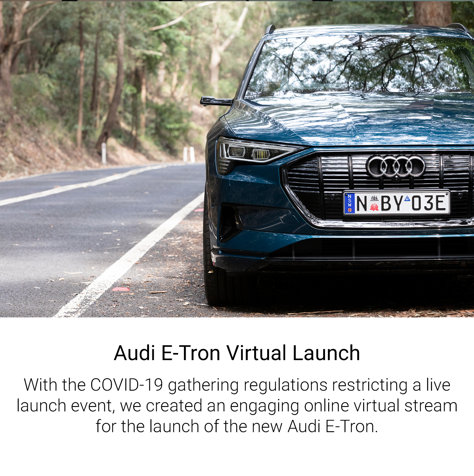 Audi E-Tron Virtual Launch